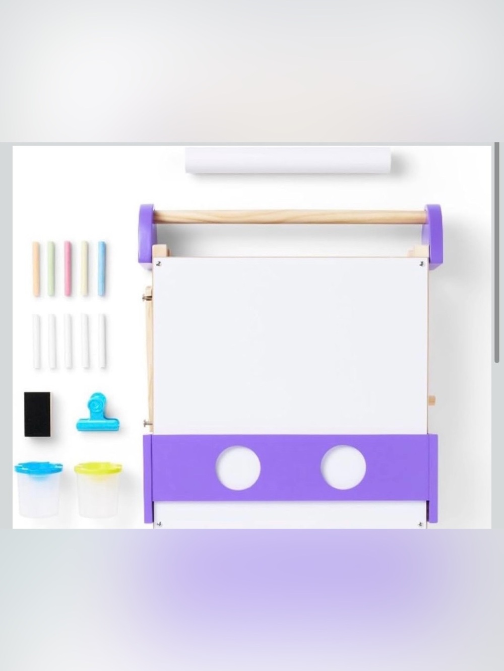 Mondo Llama 2-Sided Kids Tabletop Easel - Picture 5 of 6